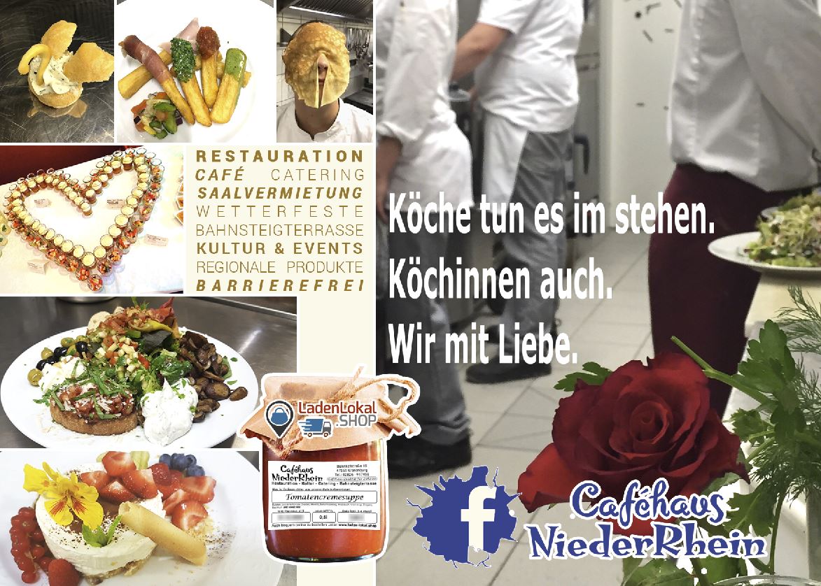Caféhaus Niederrhein Postkarte 3